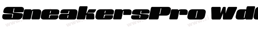 SneakersPro WdObl字体转换 SneakersPro WdObl字体转换
